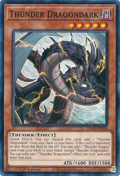 Thunder Dragondark [RA03-EN018] Super Rare | A1Comics