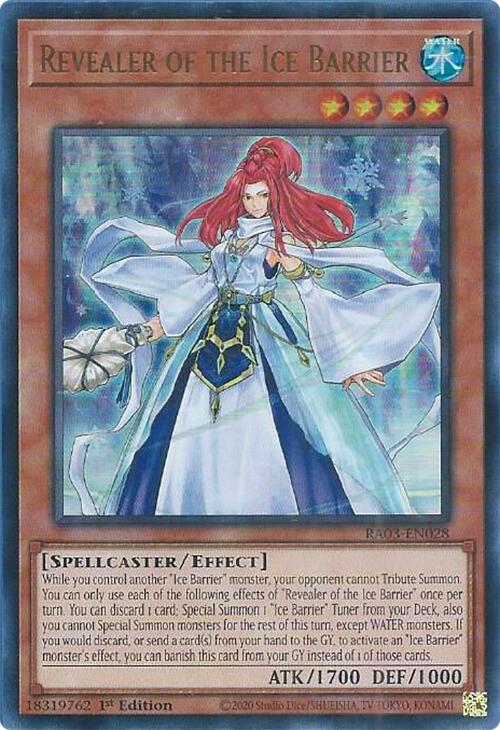 Revealer of the Ice Barrier (UR) [RA03-EN028] Ultra Rare | A1Comics