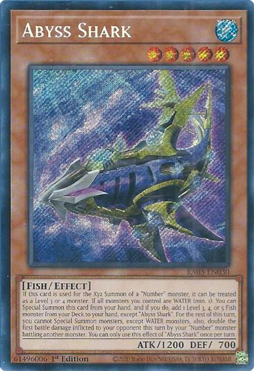 Abyss Shark (Secret Rare) [RA03-EN030] Secret Rare | A1Comics