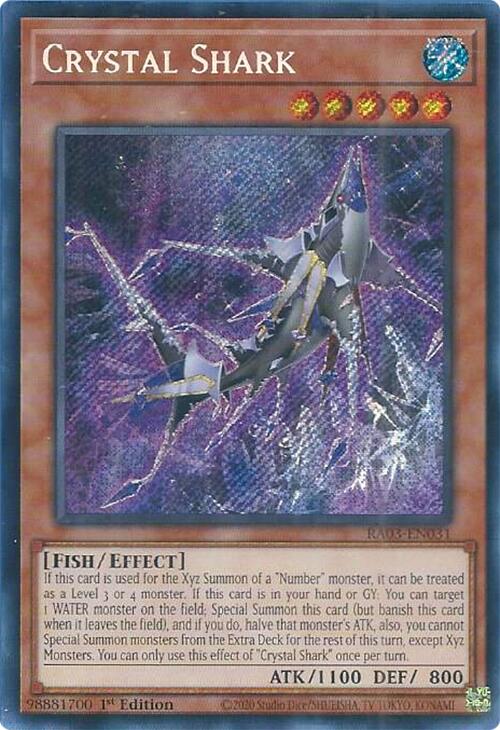 Crystal Shark (Secret Rare) [RA03-EN031] Secret Rare | A1Comics