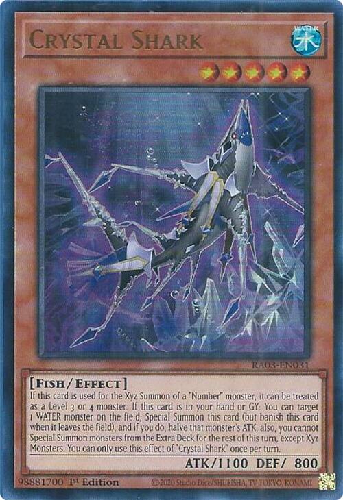 Crystal Shark (UR) [RA03-EN031] Ultra Rare | A1Comics