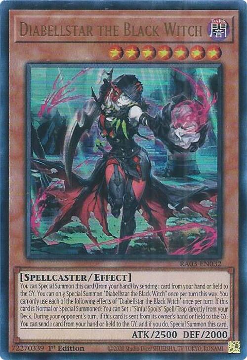 Diabellstar the Black Witch (UR) [RA03-EN032] Ultra Rare | A1Comics