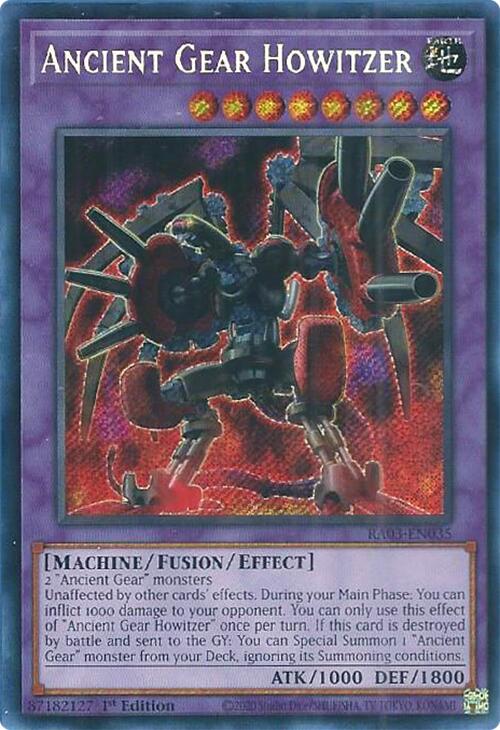 Ancient Gear Howitzer (Secret Rare) [RA03-EN035] Secret Rare | A1Comics