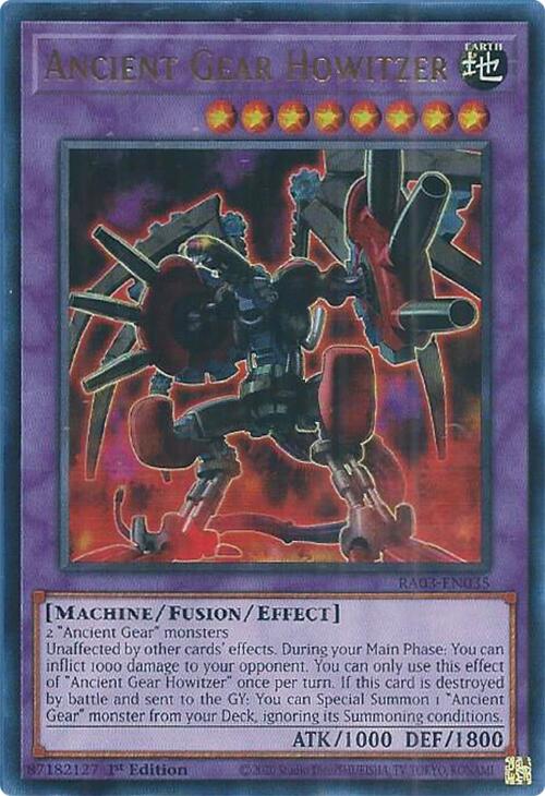 Ancient Gear Howitzer (UR) [RA03-EN035] Ultra Rare | A1Comics