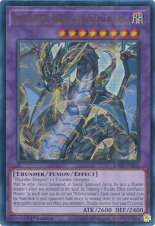 Thunder Dragon Colossus (UR) [RA03-EN036] Ultra Rare | A1Comics