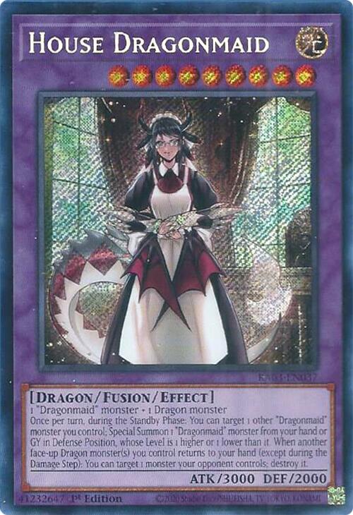 House Dragonmaid (Secret Rare) [RA03-EN037] Secret Rare | A1Comics