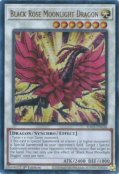 Black Rose Moonlight Dragon (UR) [RA03-EN038] Ultra Rare | A1Comics