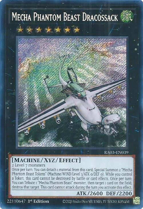 Mecha Phantom Beast Dracossack (Secret Rare) [RA03-EN039] Secret Rare | A1Comics