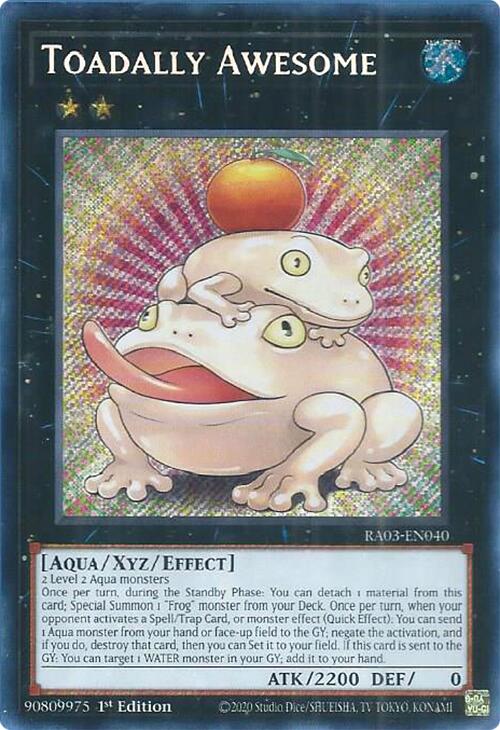 Toadally Awesome (Secret Rare) [RA03-EN040] Secret Rare | A1Comics