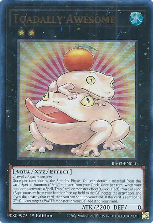 Toadally Awesome (UR) [RA03-EN040] Ultra Rare | A1Comics