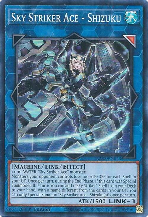 Sky Striker Ace - Shizuku [RA03-EN043] Super Rare | A1Comics