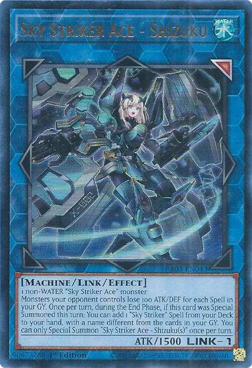 Sky Striker Ace - Shizuku (UR) [RA03-EN043] Ultra Rare | A1Comics