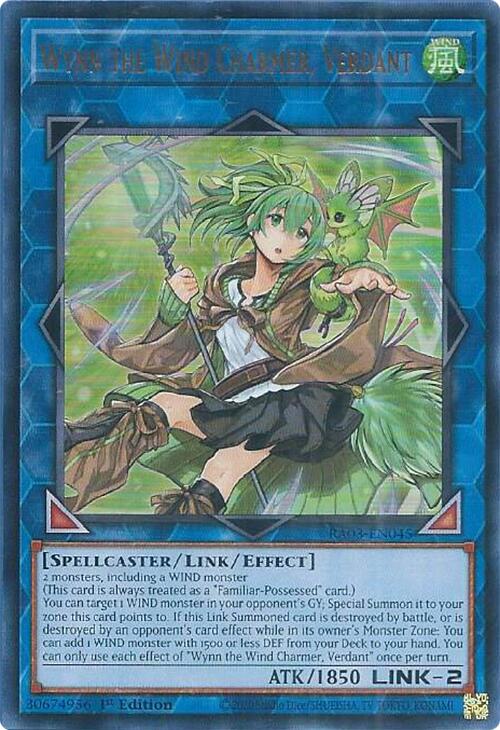 Wynn the Wind Charmer, Verdant (UR) [RA03-EN045] Ultra Rare | A1Comics