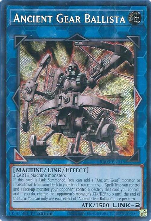 Ancient Gear Ballista (Secret Rare) [RA03-EN046] Secret Rare | A1Comics