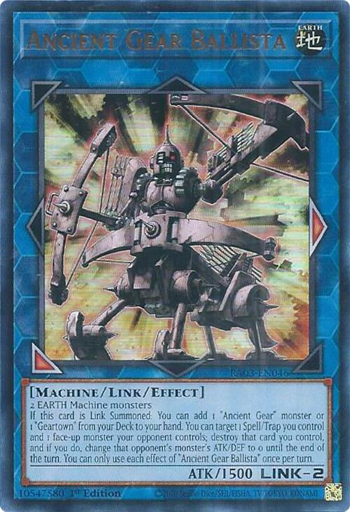 Ancient Gear Ballista (UR) [RA03-EN046] Ultra Rare | A1Comics