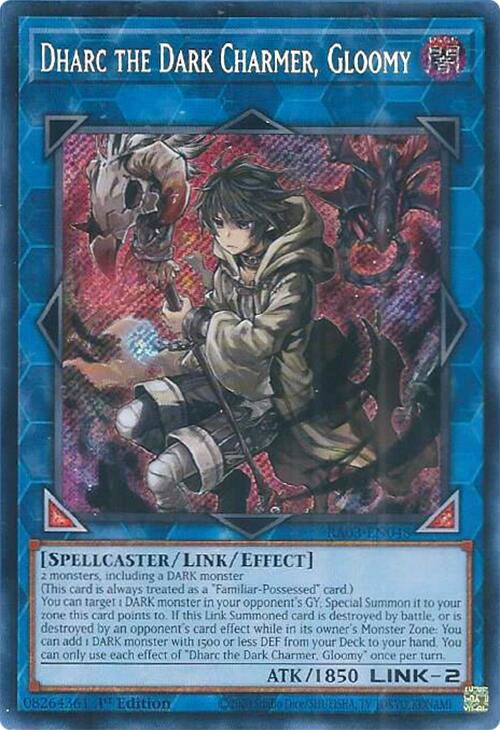 Dharc the Dark Charmer, Gloomy (Secret Rare) [RA03-EN048] Secret Rare | A1Comics