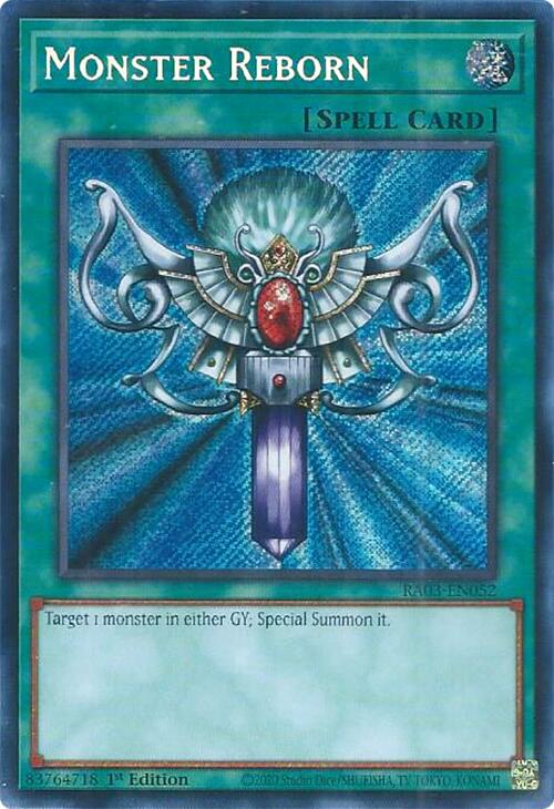 Monster Reborn (Secret Rare) [RA03-EN052] Secret Rare | A1Comics