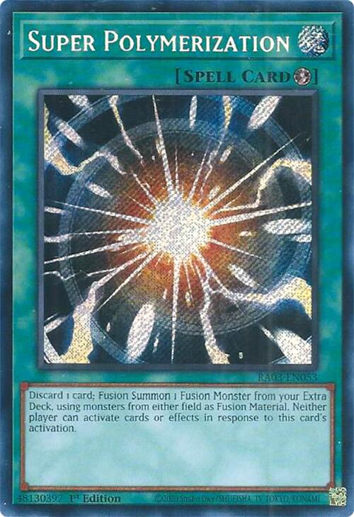 Super Polymerization (Secret Rare) [RA03-EN053] Secret Rare | A1Comics