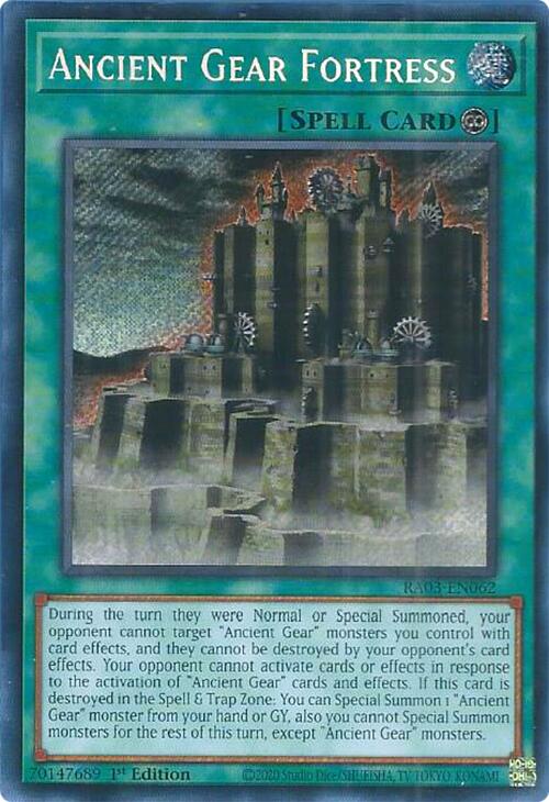 Ancient Gear Fortress (Secret Rare) [RA03-EN062] Secret Rare | A1Comics