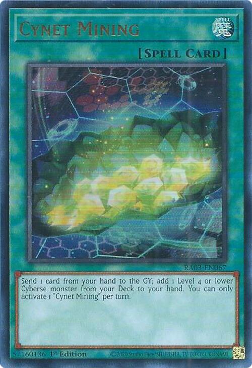 Cynet Mining (UR) [RA03-EN067] Ultra Rare | A1Comics