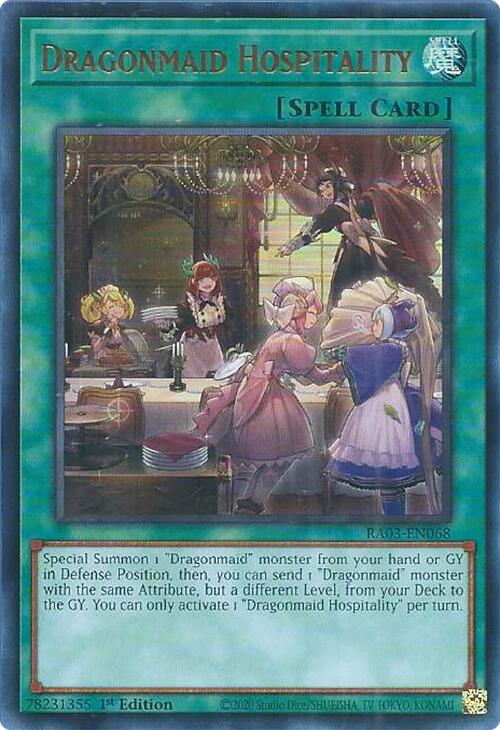 Dragonmaid Hospitality (UR) [RA03-EN068] Ultra Rare | A1Comics