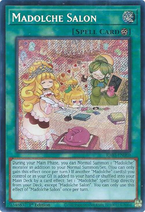 Madolche Salon (Secret Rare) [RA03-EN069] Secret Rare | A1Comics