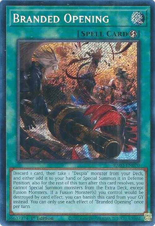 Branded Opening (Secret Rare) [RA03-EN070] Secret Rare | A1Comics