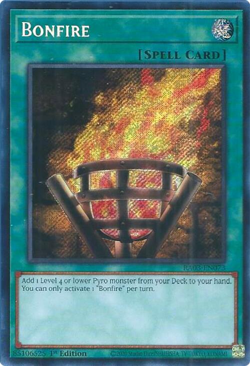 Bonfire (Secret Rare) [RA03-EN073] Secret Rare | A1Comics