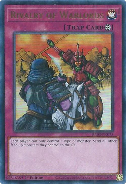 Rivalry of Warlords (UR) [RA03-EN075] Ultra Rare | A1Comics