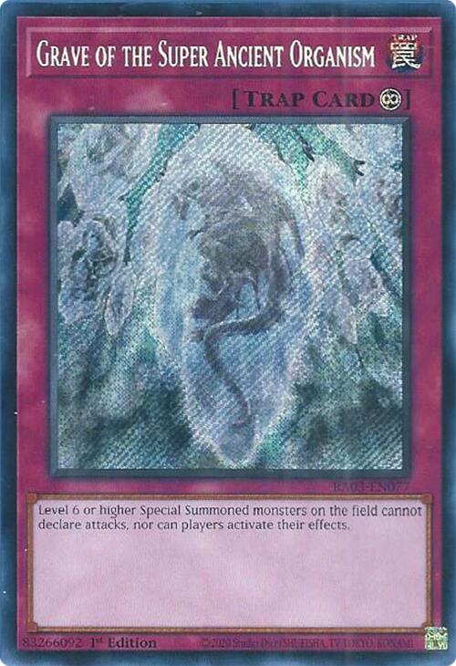 Grave of the Super Ancient Organism (Secret Rare) [RA03-EN077] Secret Rare | A1Comics