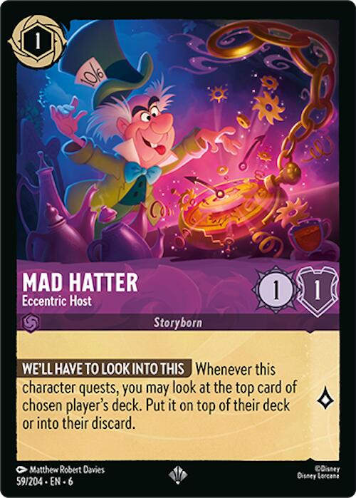 Mad Hatter - Eccentric Host (59/204) [Azurite Sea] | A1Comics