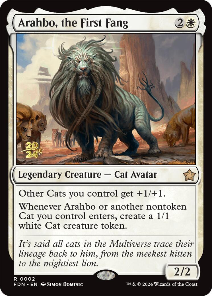 Arahbo, the First Fang [Foundations Prerelease Promos] | A1Comics