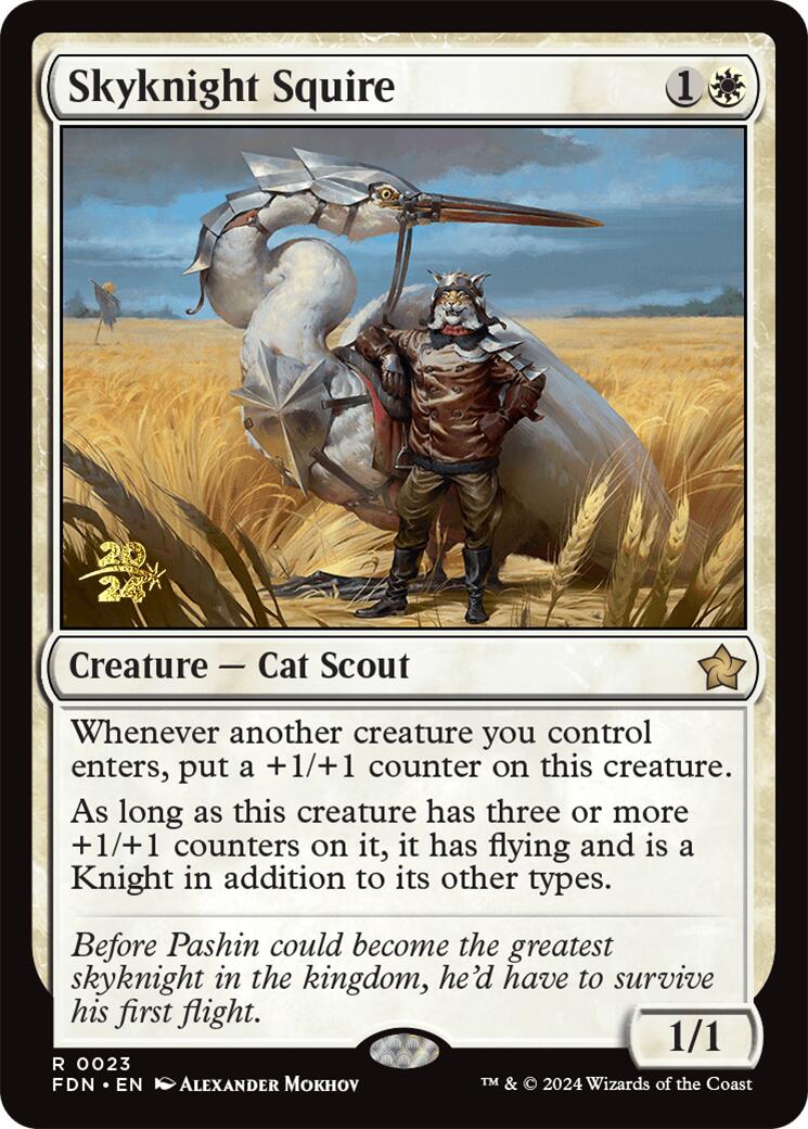 Skyknight Squire [Foundations Prerelease Promos] | A1Comics