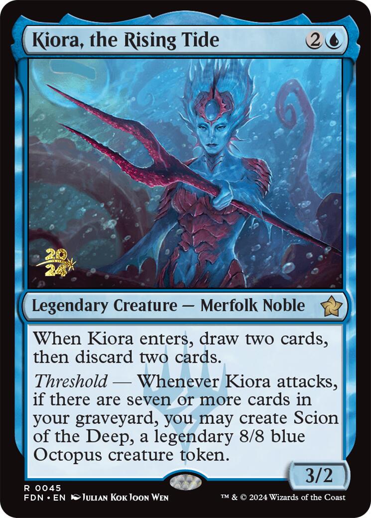 Kiora, the Rising Tide [Foundations Prerelease Promos] | A1Comics