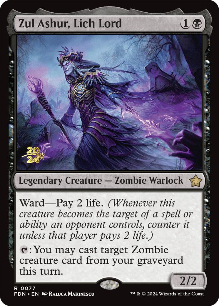 Zul Ashur, Lich Lord [Foundations Prerelease Promos] | A1Comics