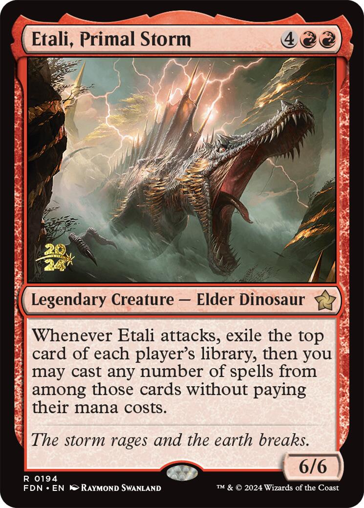 Etali, Primal Storm [Foundations Prerelease Promos] | A1Comics