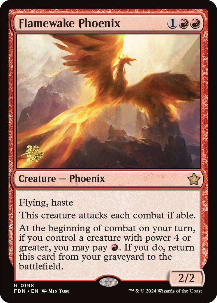 Flamewake Phoenix [Foundations Prerelease Promos] | A1Comics