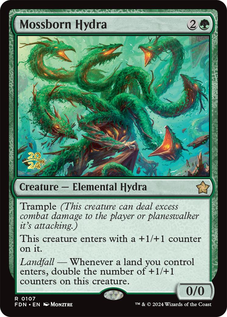 Mossborn Hydra [Foundations Prerelease Promos] | A1Comics