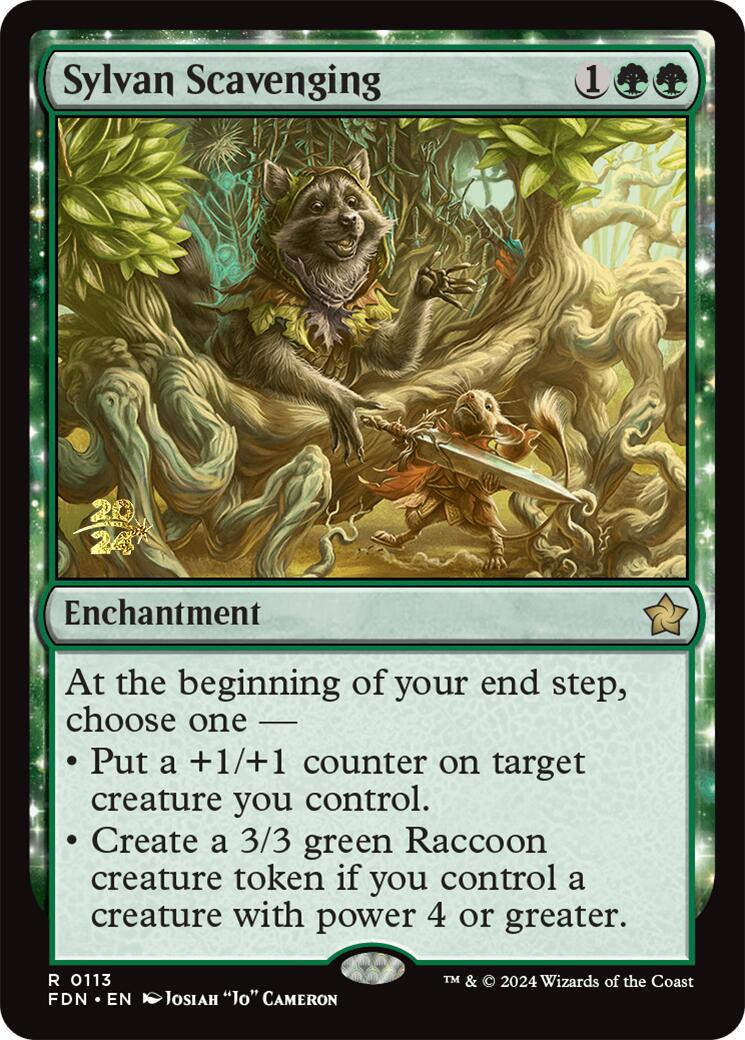 Sylvan Scavenging [Foundations Prerelease Promos] | A1Comics