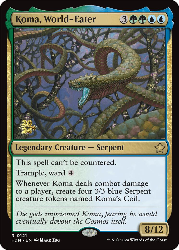 Koma, World-Eater [Foundations Prerelease Promos] | A1Comics