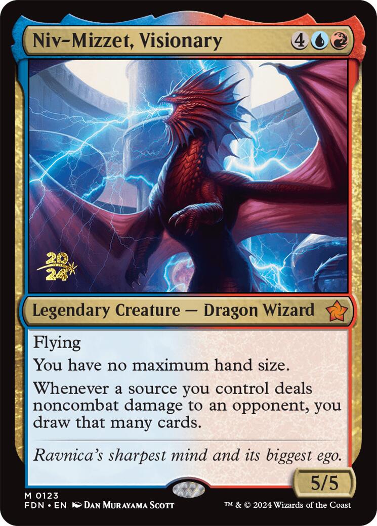 Niv-Mizzet, Visionary [Foundations Prerelease Promos] | A1Comics