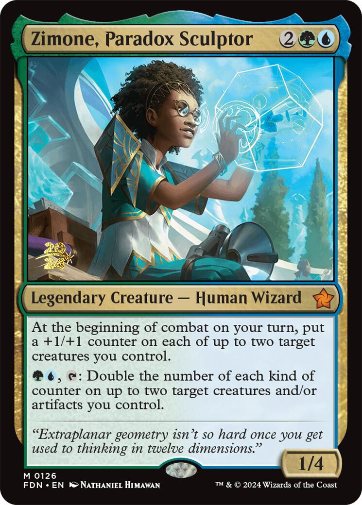 Zimone, Paradox Sculptor [Foundations Prerelease Promos] | A1Comics