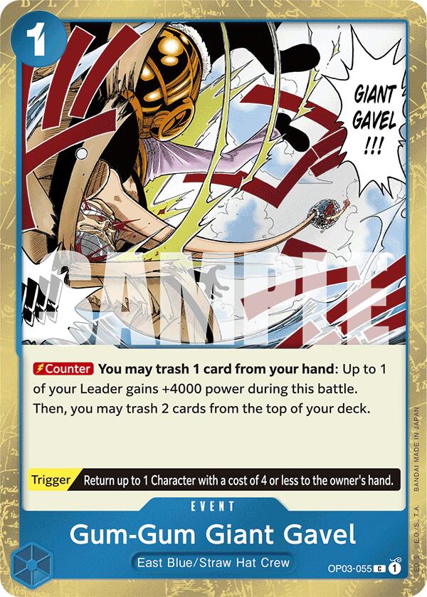 Gum-Gum Giant Gavel (Jolly Roger Foil) [Premium Booster -The Best-] | A1Comics