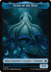 Scion of the Deep // Koma's Coil Doubled-Sided Token [Foundations Tokens] | A1Comics