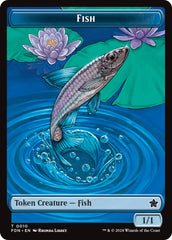 Faerie // Fish Doubled-Sided Token [Foundations Tokens] | A1Comics