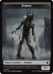 Goblin // Zombie Doubled-Sided Token [Foundations Tokens] | A1Comics