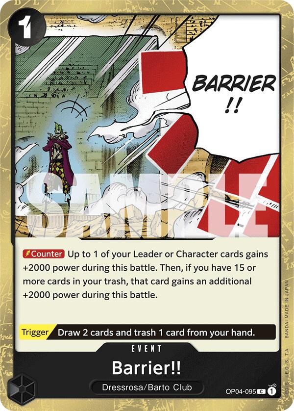 Barrier!! (Jolly Roger Foil) [Premium Booster -The Best-] | A1Comics