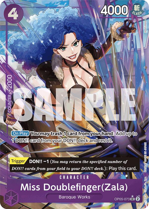 Miss Doublefinger(Zala) (Full Art) [Premium Booster -The Best-] | A1Comics