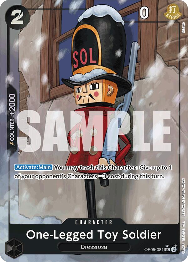 One-Legged Toy Soldier (Full Art) [Premium Booster -The Best-] | A1Comics