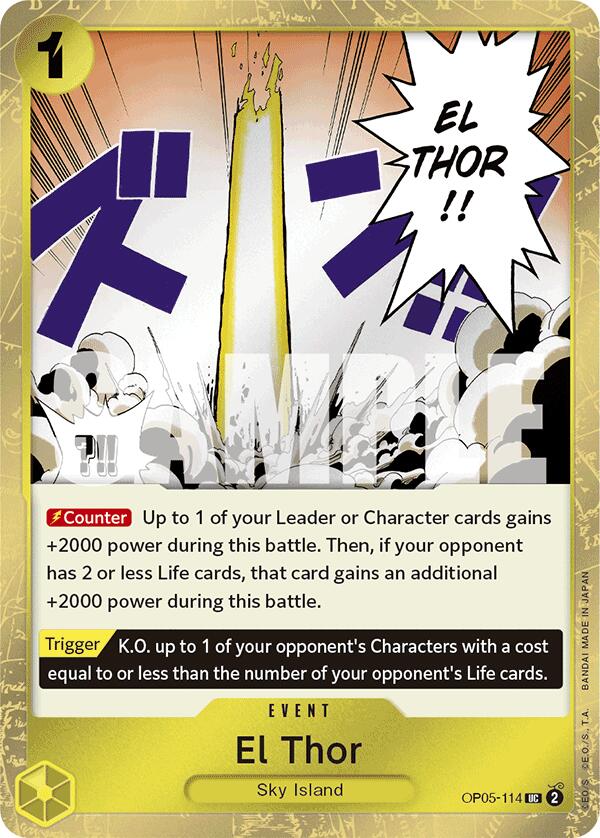 El Thor (Jolly Roger Foil) [Premium Booster -The Best-] | A1Comics